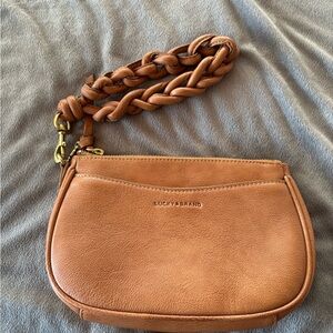 Lucky Brand Brown Leather Wristlet